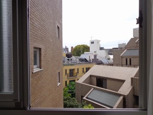 青山コーポラスの洋室からの眺望