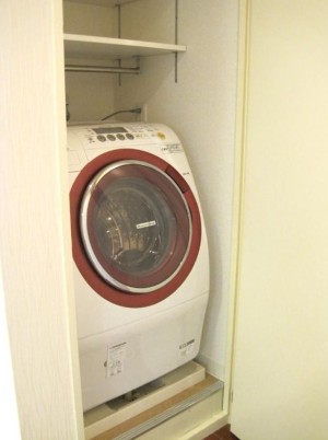 2階ドラム式洗濯機