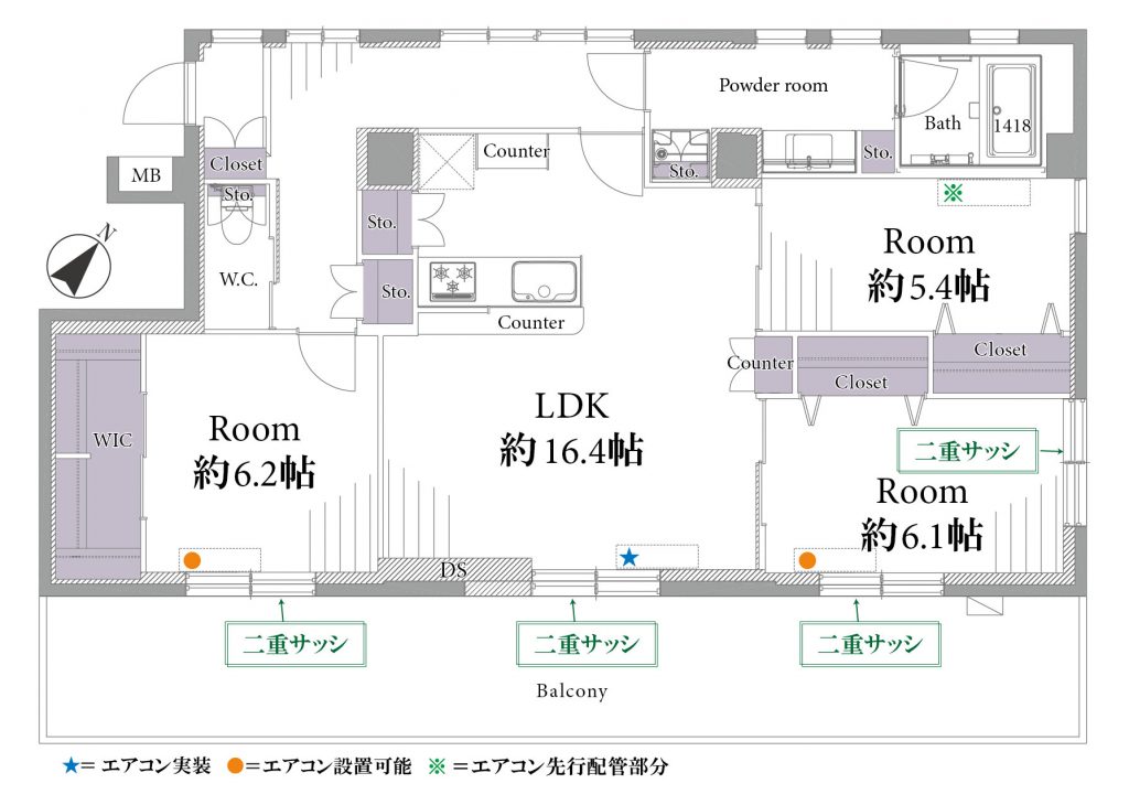 エルビラ_5F間取り図