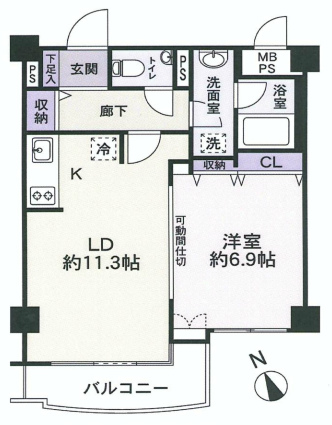 パルロイヤルアレフ赤坂2F間取り.jpg