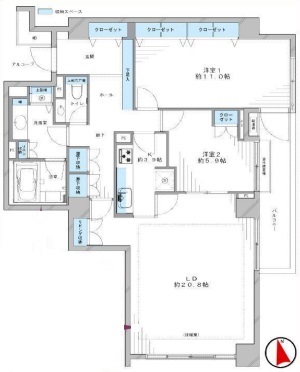 クリスタルコート鳥居坂203号室 (1) - コピー.jpg