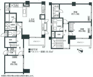 シャンボール常磐松最上階平面図.jpg