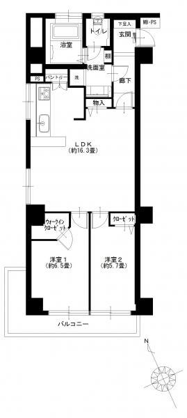 秀和六本木レジデンス610号室 (1)