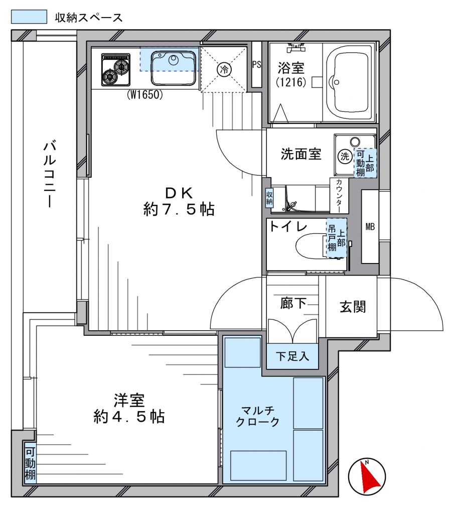 GSハイム南青山_4F 間取り図