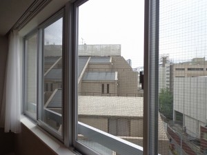 青山コーポラスの洋室からの眺望