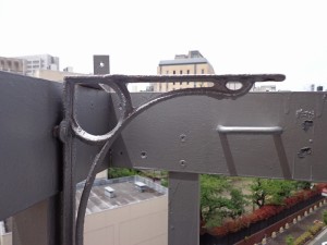 青山コーポラスのバルコニー