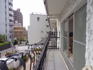 秀和六本木レジデンスのバルコニー