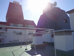 南青山スカイハイツの屋上