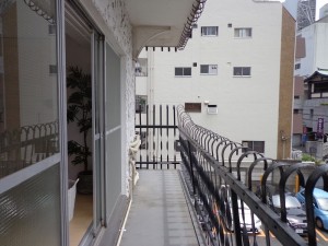 秀和六本木レジデンスのバルコニー