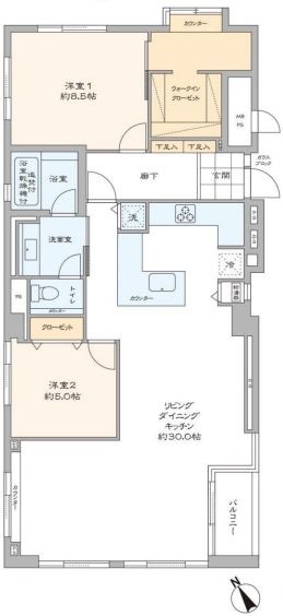 ハウス南青山4F-間取り図