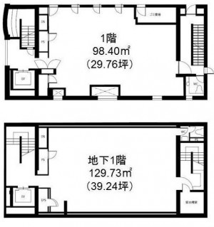B1&1F間取り